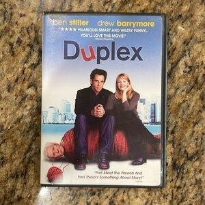 DVD, the movie duplex starring Ben Stiller and Drew Barrymore